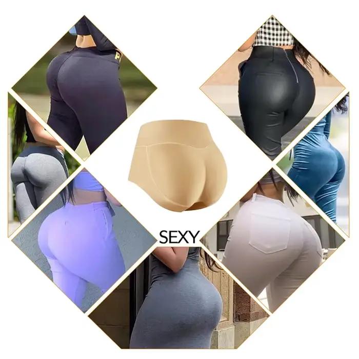 Femmes corps Shaper fesses rembourrées culotte taille moyenne hanche Pad faux bout