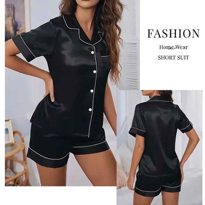 Femmes deux pièces Pj ensembles vêtements de nuit