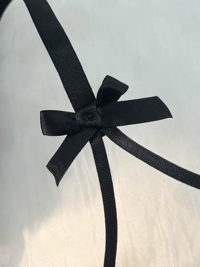 Ensemble de lingerie semi-transparente noir confortable et léger pour femmes