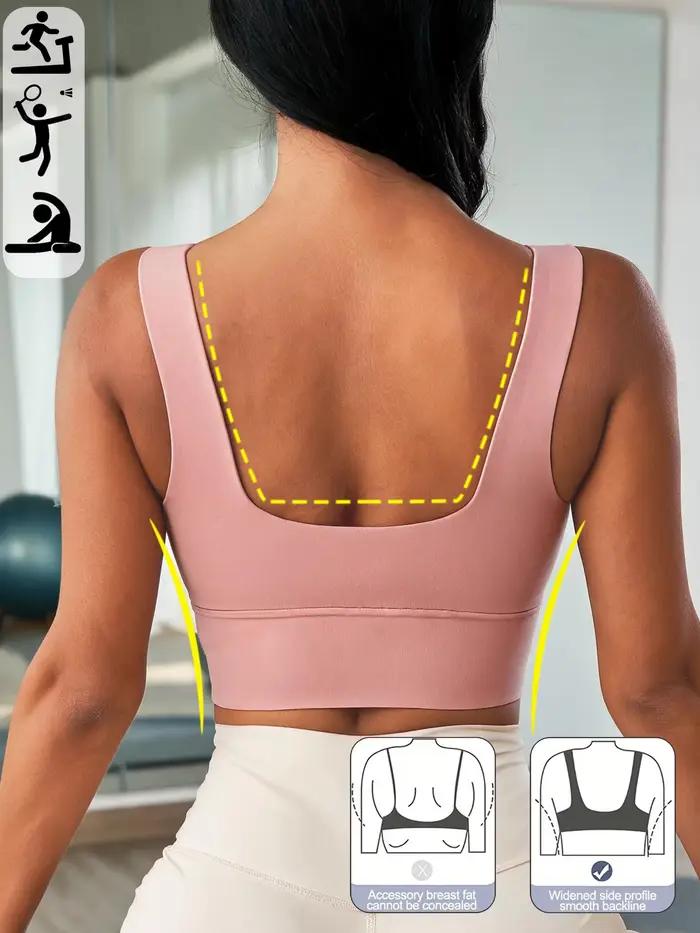Débardeurs de yoga respirants avec soutien-gorge de sport intégré