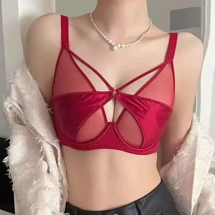 Ailan Centroie Français Sexy Pure Sous-Vêtements Confortables Gros seins