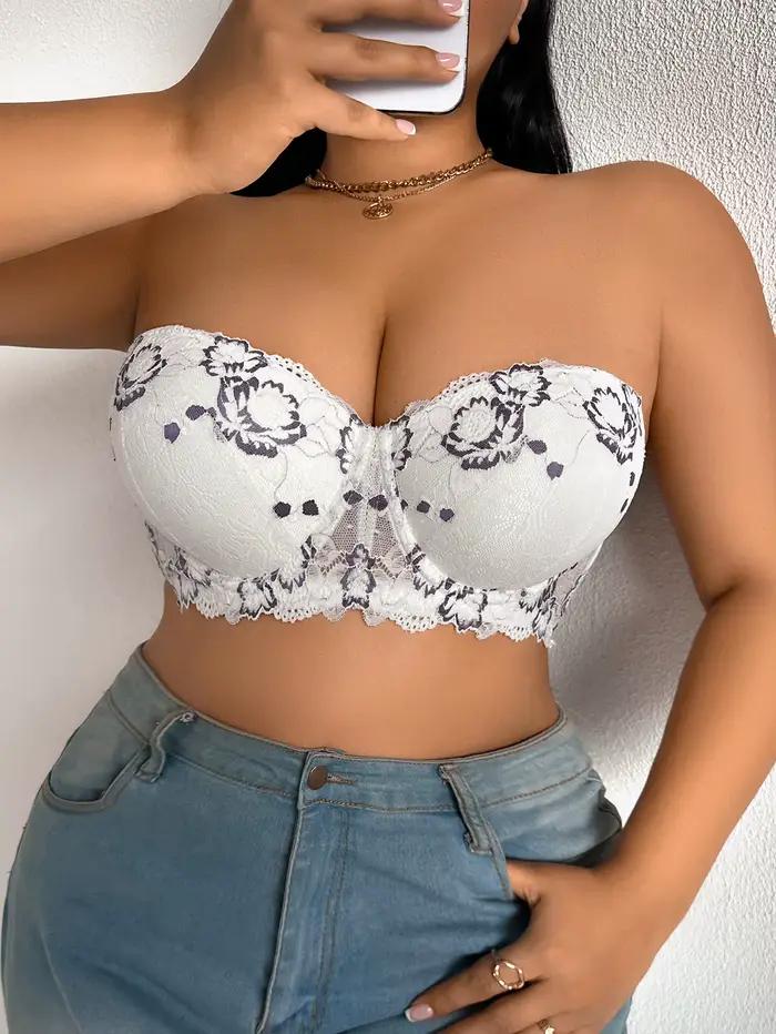 Soutien-gorge Quotidien Grande Taille pour Femme à Bretelles Larges