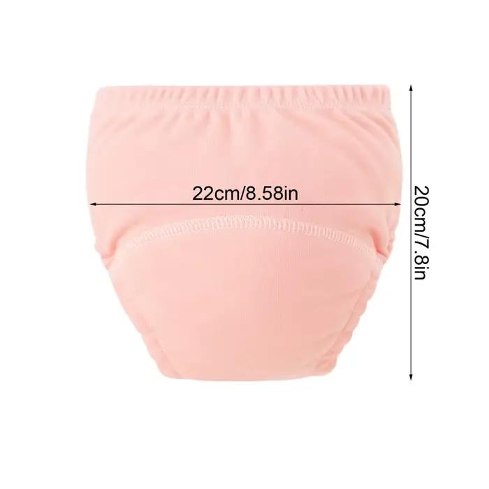 Couches d'entraînement pour bébé, 3 pièces, pantalons pour filles et garçons, lavables, couches en tissu pour nourrissons, sous-vêtements réutilisables pour enfants, Shorts pour tout-petits