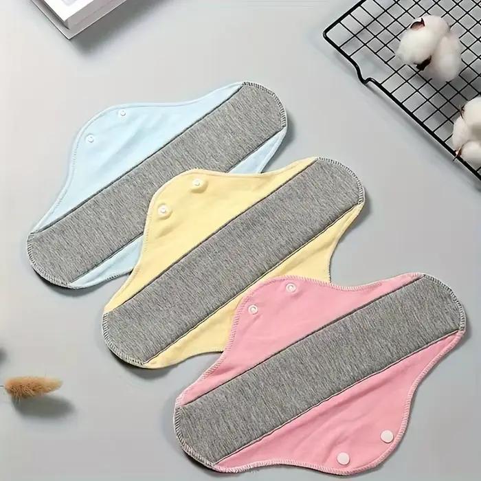 1/3/6 pièces Culottes absorbantes réutilisables en coton pour adultes