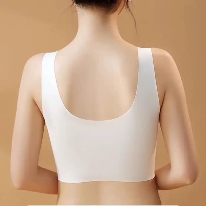 Soutien-gorger d'allaitement sans couture pour femmes enceintes boutonné devant en nylon avec dentelle fleur pour tous les jours et occasions spéciales