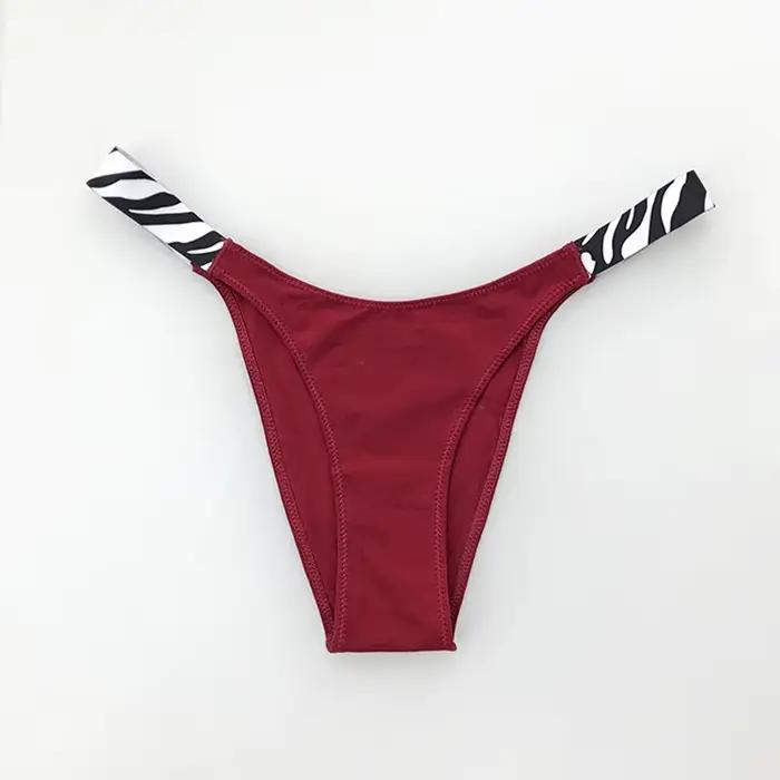 Nouvelle culotte européenne et américaine Sexy couleur unie