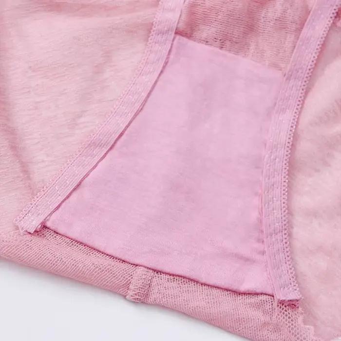 Culotte femme sans couture glace soie sous-vêtements sexy femmes dames slips respirants