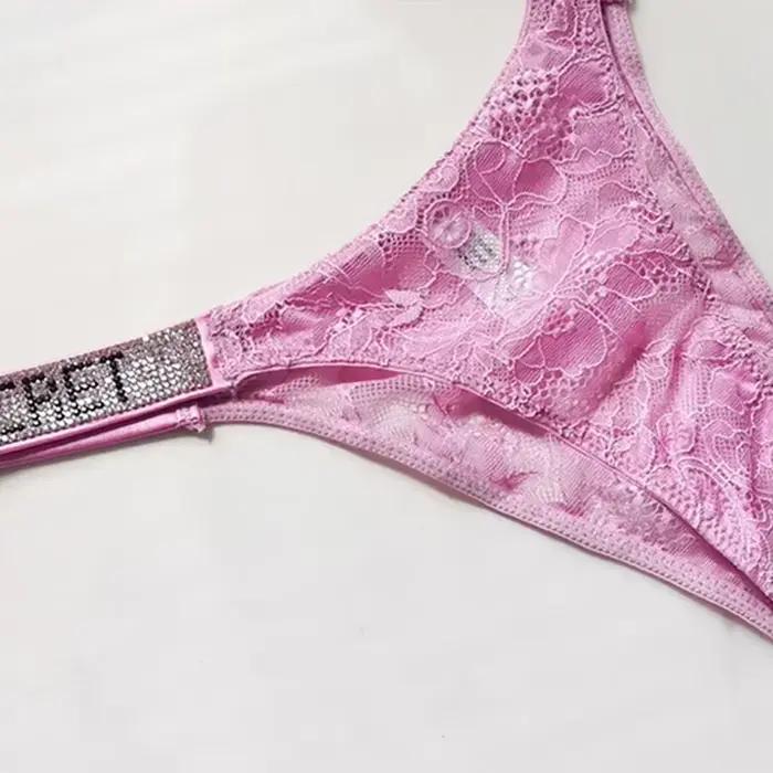 Culotte en dentelle pure sans couture taille basse sexy pour femmes lingerie sous-vetement motif solide occasion romantique et quotidienne