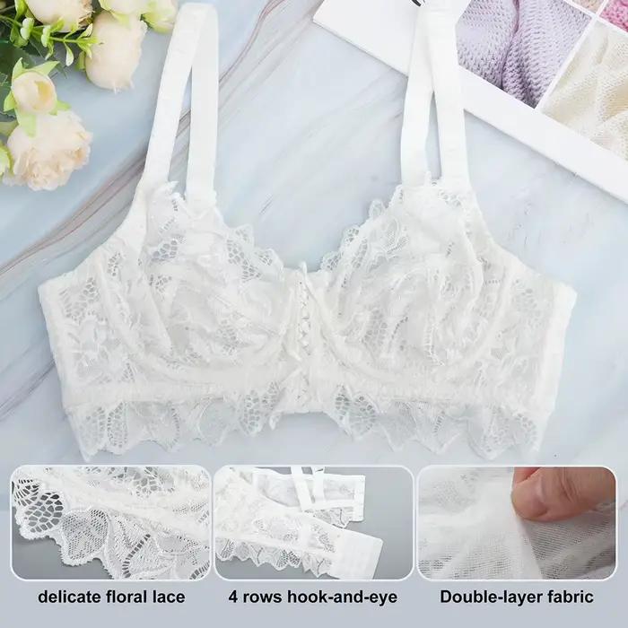 Sheroine Soutien-gorge en dentelle grande taille