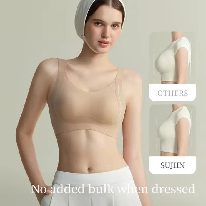 SUJIIN Soutien-gorge minimisateur grande taille pour femme