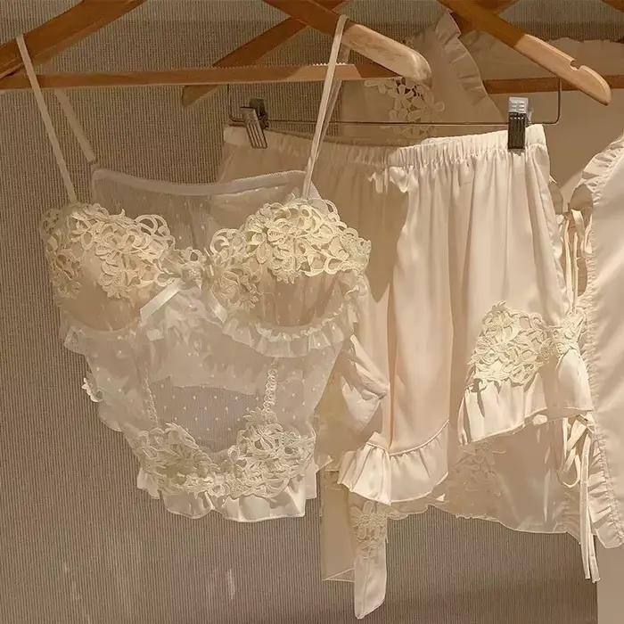 Ensemble pyjama 4 pièces pour femmes