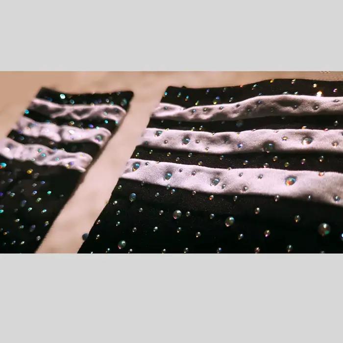Sexy strass Lingeri longue chaussette femmes longue chaussette cuisse haute sur le genou bas sexy Lolita dames filles chaud genou chaussettes