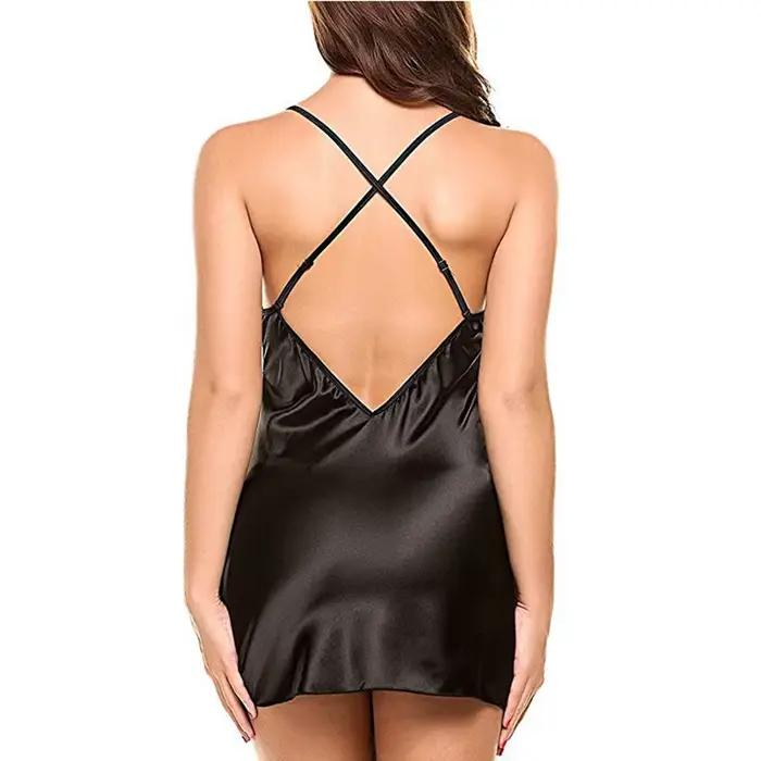 Robe de nuit en dentelle sexy sans manches pour femmes, élégante et confortable, idéale pour les nuits chaudes d'été, à offrir pour des occasions spéciales