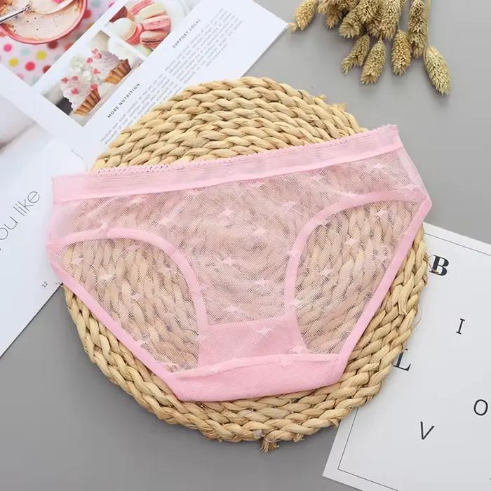 Culotte Sexy en dentelle transparente pour femmes