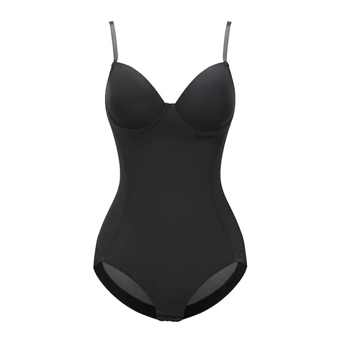 Lingerie Sexy Slim soie solide Shapewear pour femmes lisse doux body ventre Shaper sous-vêtements
