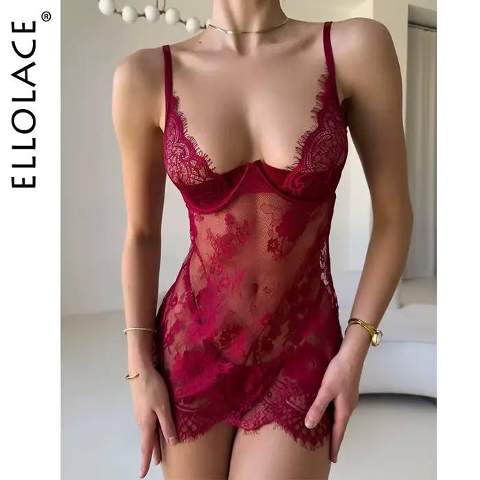 Ellolace Robes décontractées séduisantes pour femmes