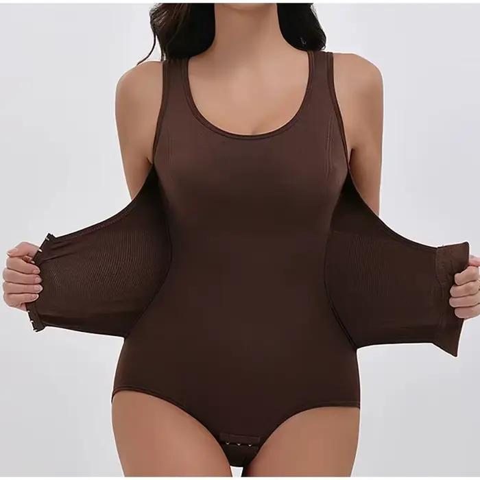 Nouveau Body Sculptant Gainant pour Femme avec Fermeture Éclair