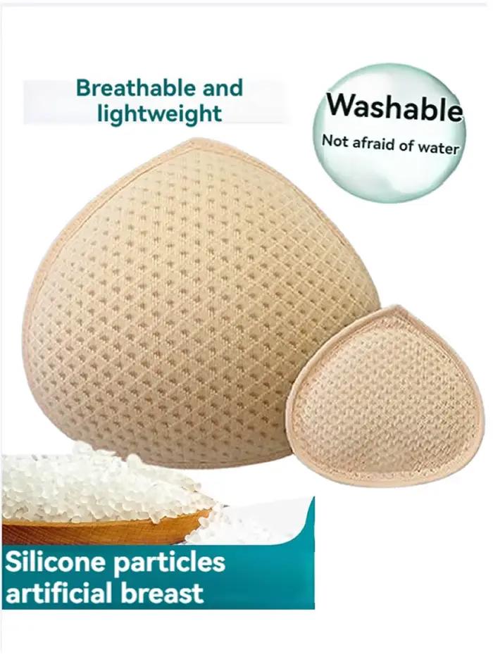 Prothèses mammaires (pour femmes soumises à une mastectomie) avec poche pour soutien-gorge