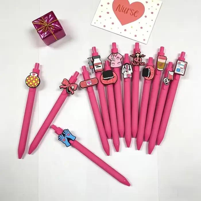 Stylos à bille sur le thème des infirmières, 11/22 pièces, stylos roses pour infirmières, adaptés à la papeterie de bureau dans le domaine de la médecine infirmière