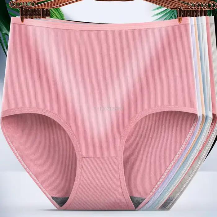Culotte en coton taille haute pour femme
