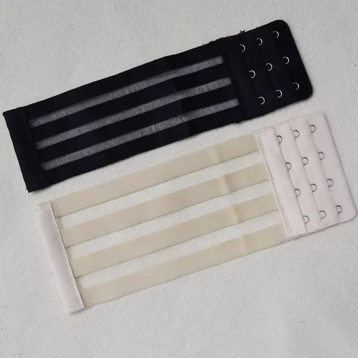 Extensions de soutien-gorge pour femmes de 15 cm et 20 cm, avec 3 ou 4 agrafes, extenseurs élastiques, crochets réglables