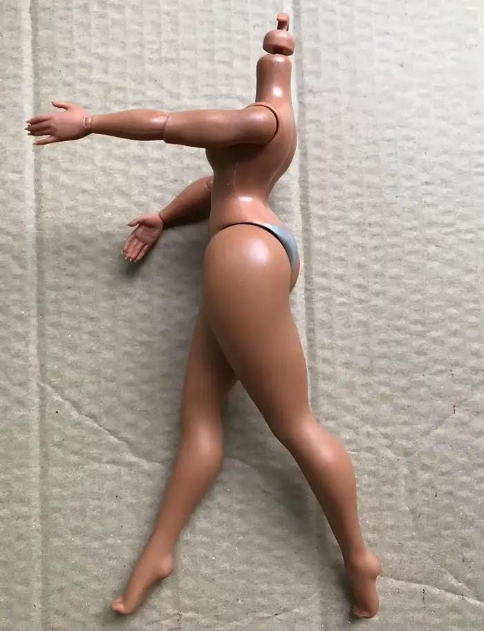 Gros corps de poupée mode grande soeur blanc noir marron couleur figurines 1/6 corps de poupée avec mains enfants bricolage Dressing jouet corps