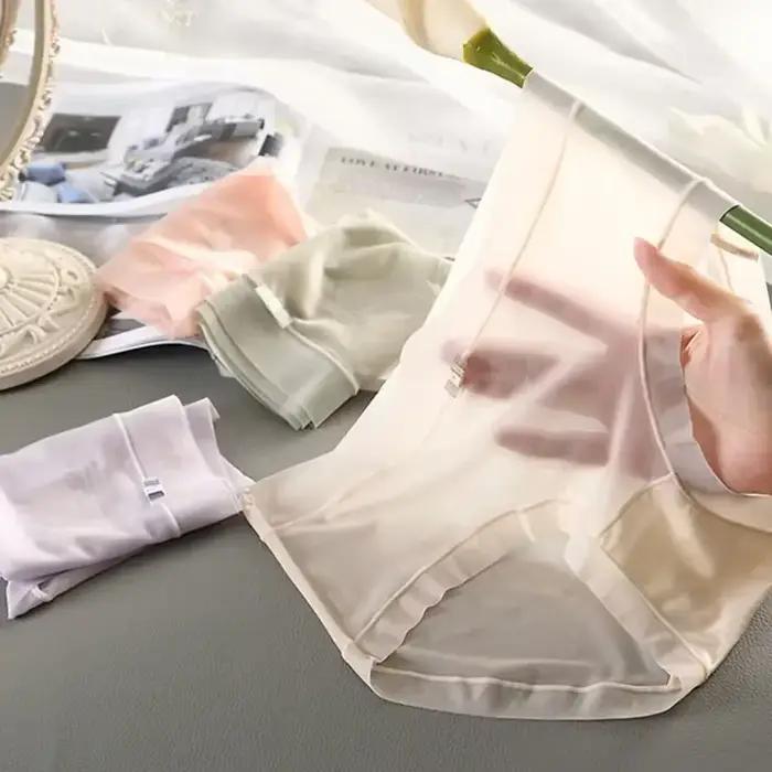 Ice injPanties-Slip transparent pour femme