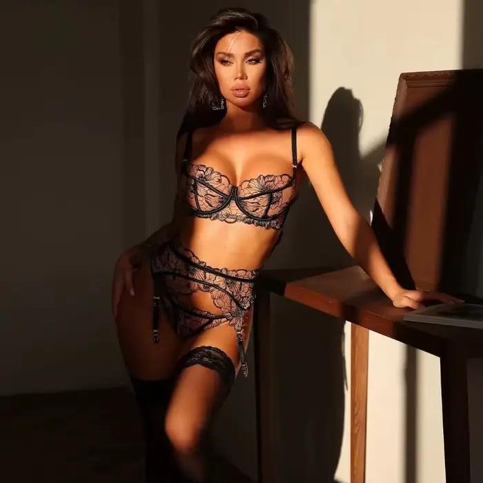 Nouveaux Ensembles de Lingerie Française pour Femme : Soutien-Gorge Brodé Fantaisie