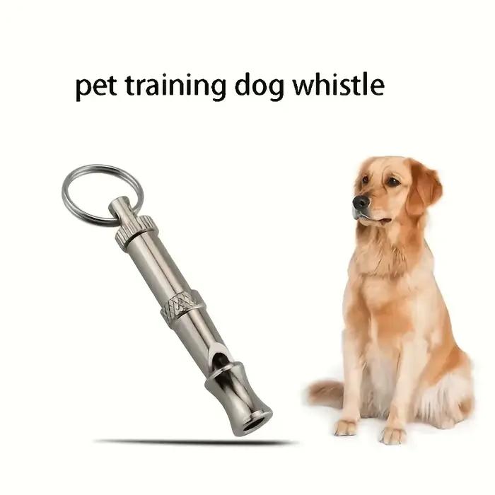 Sifflet pour arrêter d'aboyer pour chien, son réglable, porte-clés, rappel professionnel, animal de compagnie, chiot, chat, 1 pièce, 2 pièces