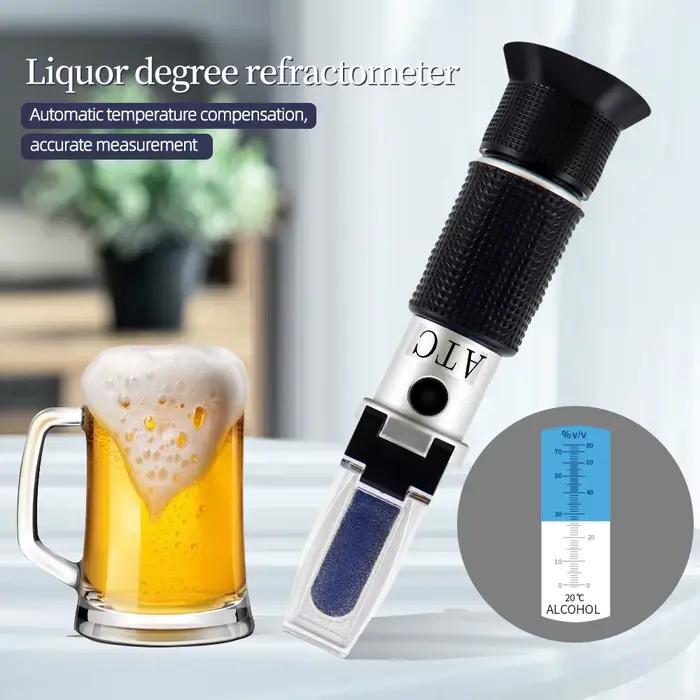 Détecteur de réfractomcirculation, déterminer 0-80% ATC, compteur de teneur en alcool de vin, 32% de réduction