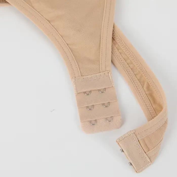 Été femmes taille formateur corps Shaper col carré débardeurs sans couture ventre contrôle Shapewear avec string bout