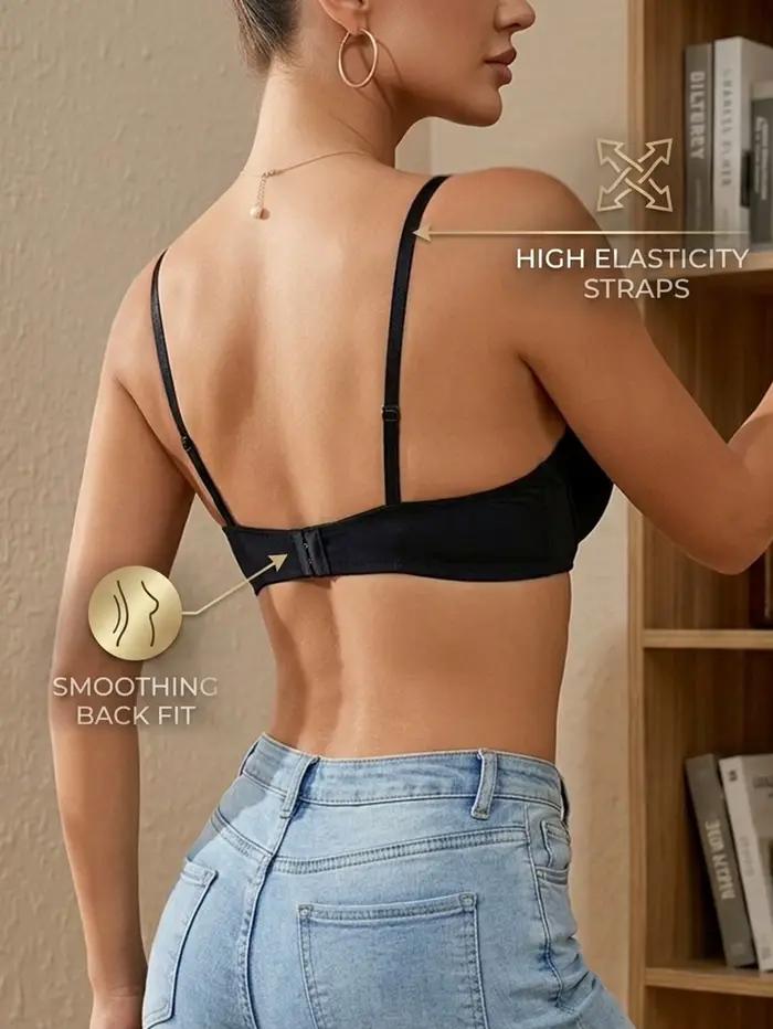 Soutien-gorge Quotidien pour Femme Respirant en Maille avec Armatures, Bonnets Fins Non Doublés, Confort et Maintien Optimaux