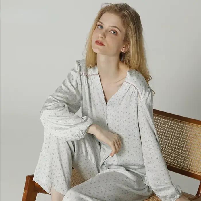 Pyjama Style palais rétro français pour femmes