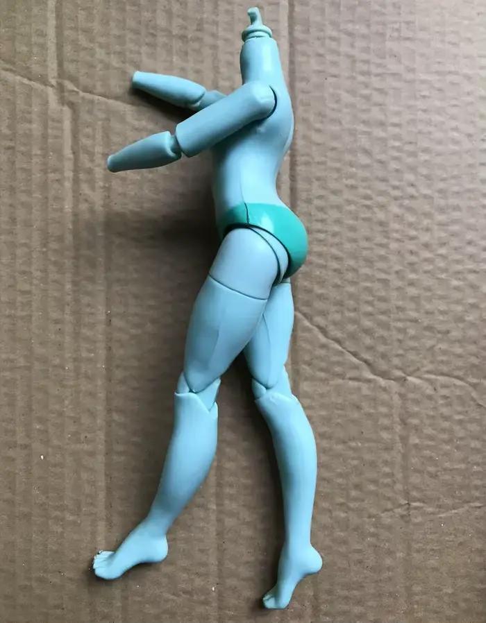 Gros corps de poupée mode grande soeur blanc noir marron couleur figurines 1/6 corps de poupée avec mains enfants bricolage Dressing jouet corps