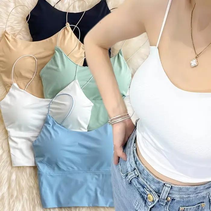 Soutien-gorge d'été en soie glacée