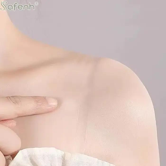 1 paire de sangles de soutien-gorge transparentes et durables en TPU