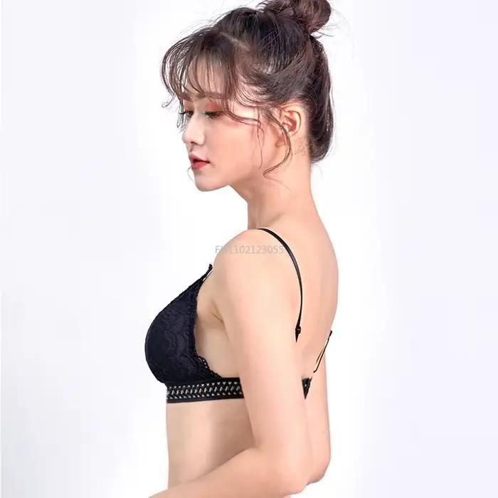 Soutien-gorge français en dentelle fine pour femmes