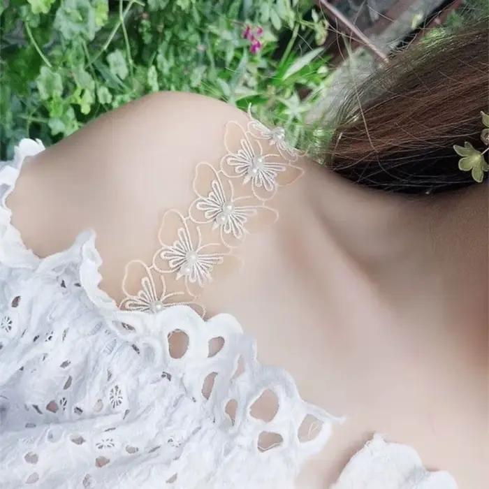 Sangles de soutien-gorge sexy antidérapantes en dentelle