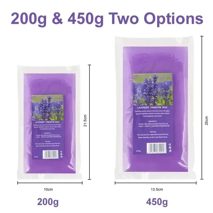 Cire de paraffine pour soins des mains et des pieds, cire de beauté pour Machine chauffante, SPA hydratant, cire douce pour les mains, pour le corps du Bikini, 200g/450g