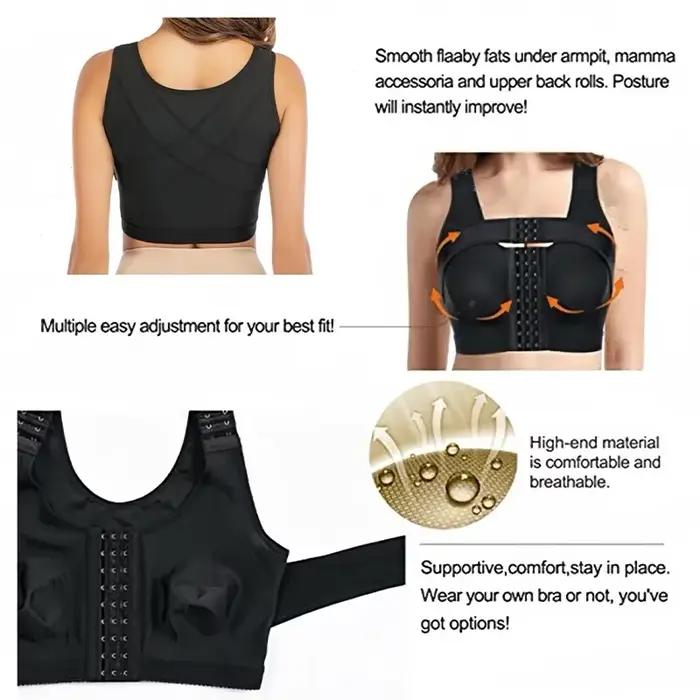 Guudia – soutien-gorge post-chirurgical à crochet avant