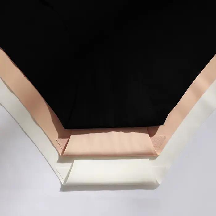 Culotte taille haute sans couture en soie glacée