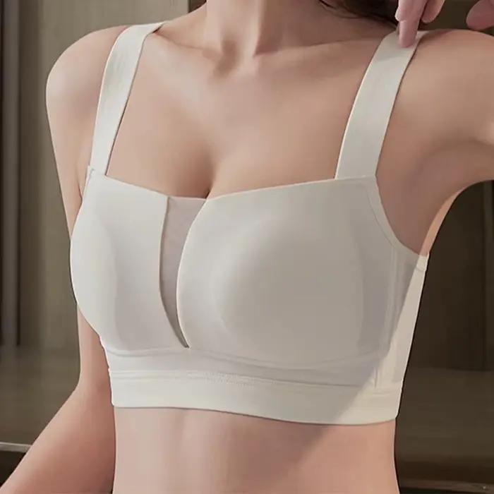 Soutien-gorge minimiseur sans fil en coton pour femmes grandes tailles confortable respirant tasse fine lingerie quotidienne large choix de couleurs et de tailles