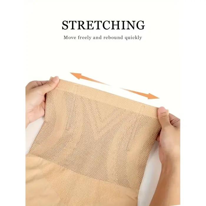 1 pièce Culotte sans couture taille haute pour femme