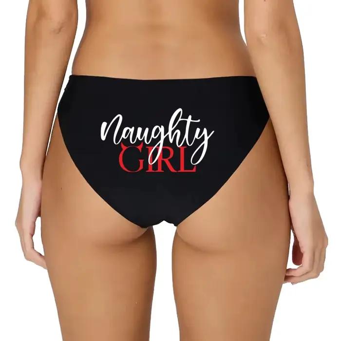 Vilain fille femmes sous-vêtements en coton lèvres Sexy Lingeries