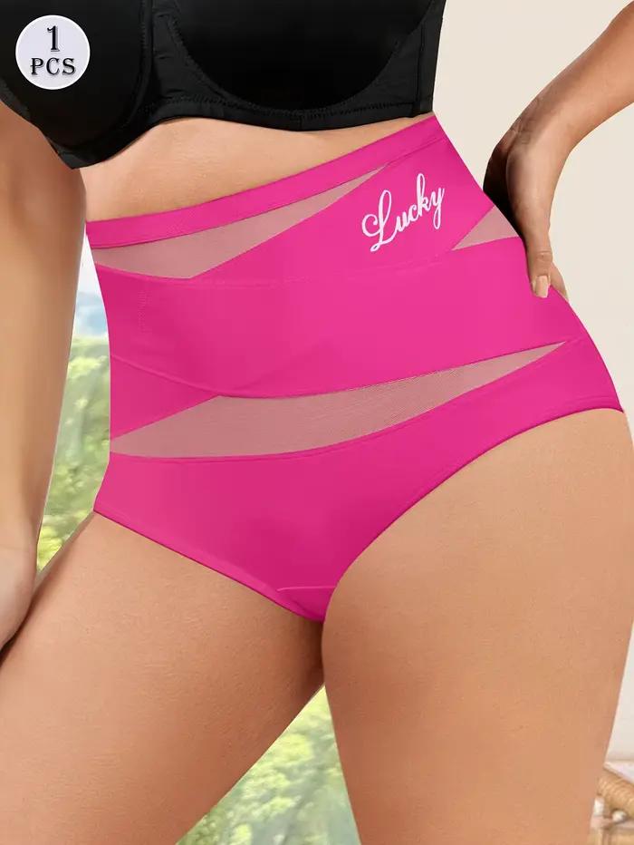 Culotte taille haute en maille respirante pour femme