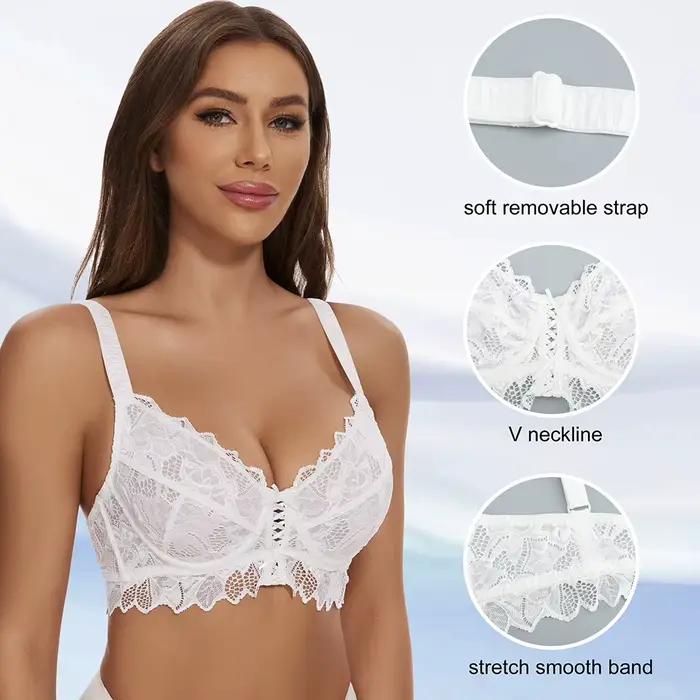 Sheroine Soutien-gorge en dentelle grande taille