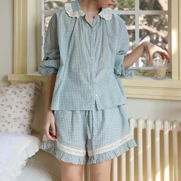 Pyjama deux pièces 100% coton pour femmes