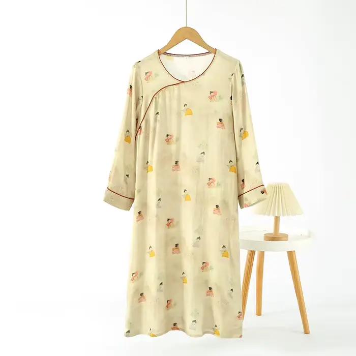 Robe de nuit d'inspiration Hanfu orientale pour femmes