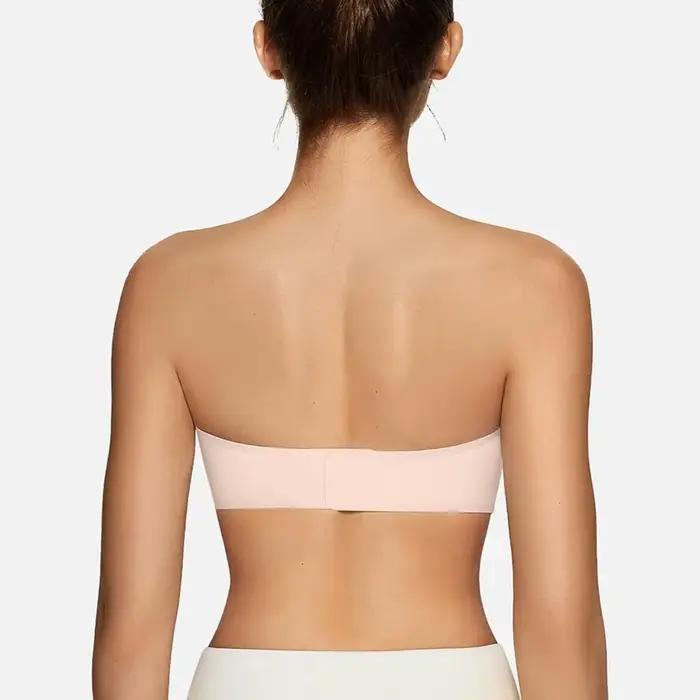 Soutien-gorge bandeau push-up sans bretelles pour femme