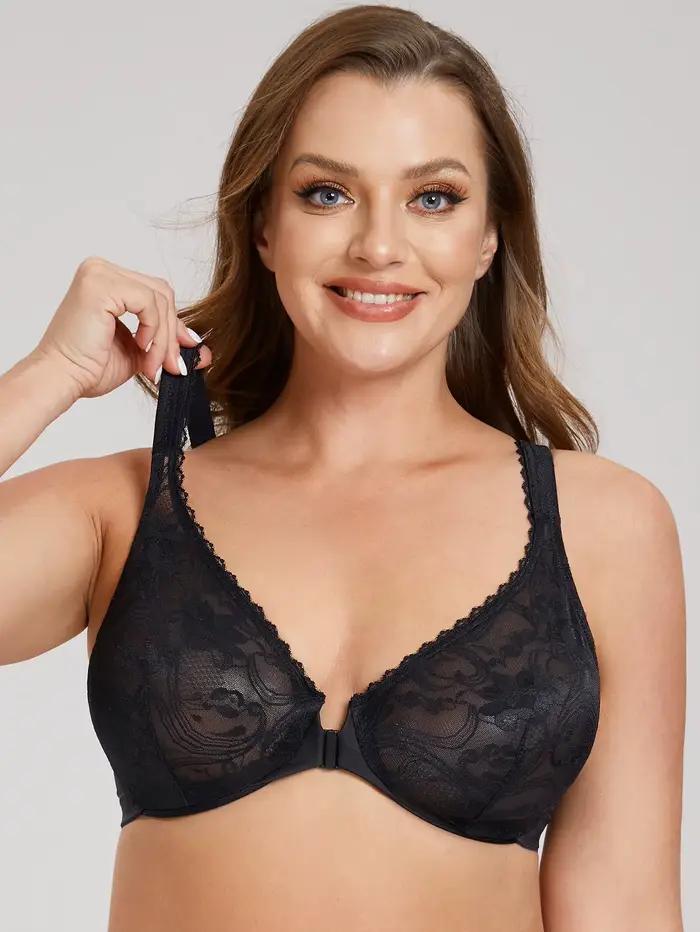 Soutien-gorge à armatures en dentelle pour femme